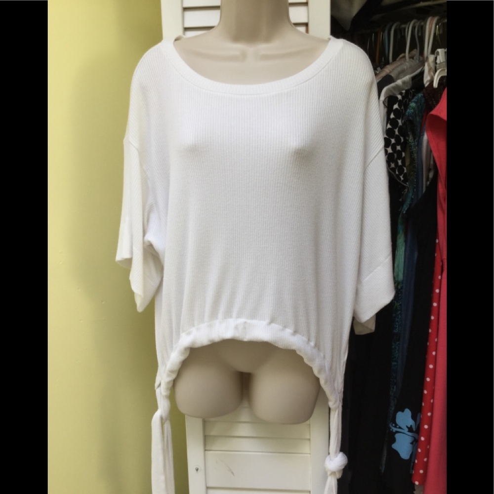 GAP Ribbed Side Tie Top